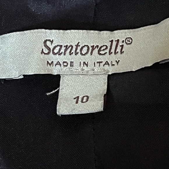 Santorelli Blue Wool Blazer Jacket Sz 10 - Picture 8 of 9